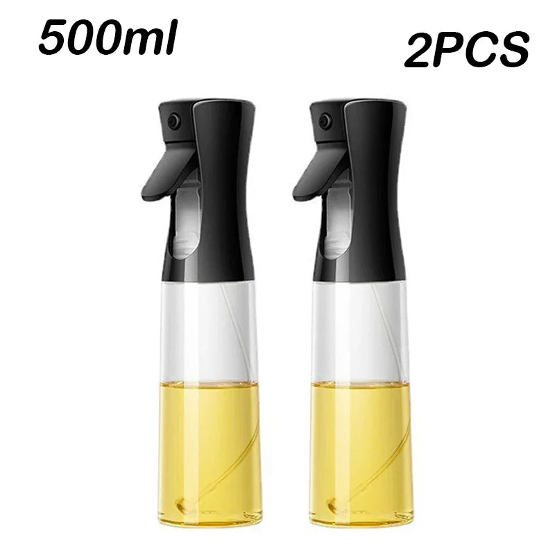 Vaporisateur d'huile 200/300/500 ml pour cuisine, ménage, comestible, huile d'olive, réservoir d'huile atomisée, vaporisateur pour friteuse à air