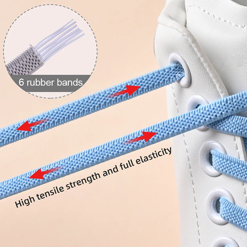 Lacets élastiques sans nœuds pour chaussures