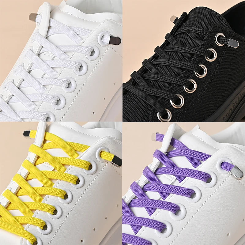 Lacets élastiques sans nœuds pour chaussures