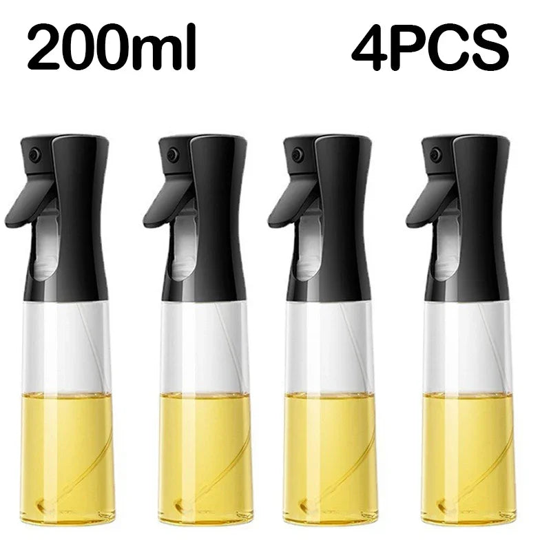 Vaporisateur d'huile 200/300/500 ml pour cuisine, ménage, comestible, huile d'olive, réservoir d'huile atomisée, vaporisateur pour friteuse à air