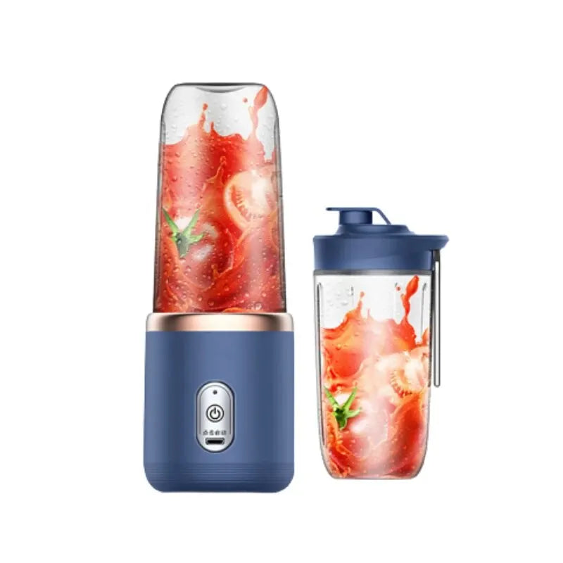 Presse-agrumes électrique portable de petite taille avec lame en acier inoxydable, presse-agrumes automatique pour fruits et smoothies, mixeur à glace pilée