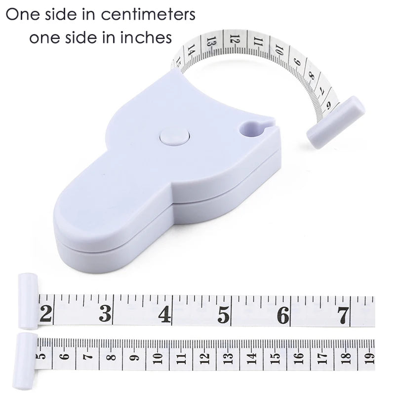 Règle de mesure auto-serrante pour le corps 150 cm/60 pouces pour couture, tailleur, couture, mesure, mètre, film pour taille, poitrine, jambes