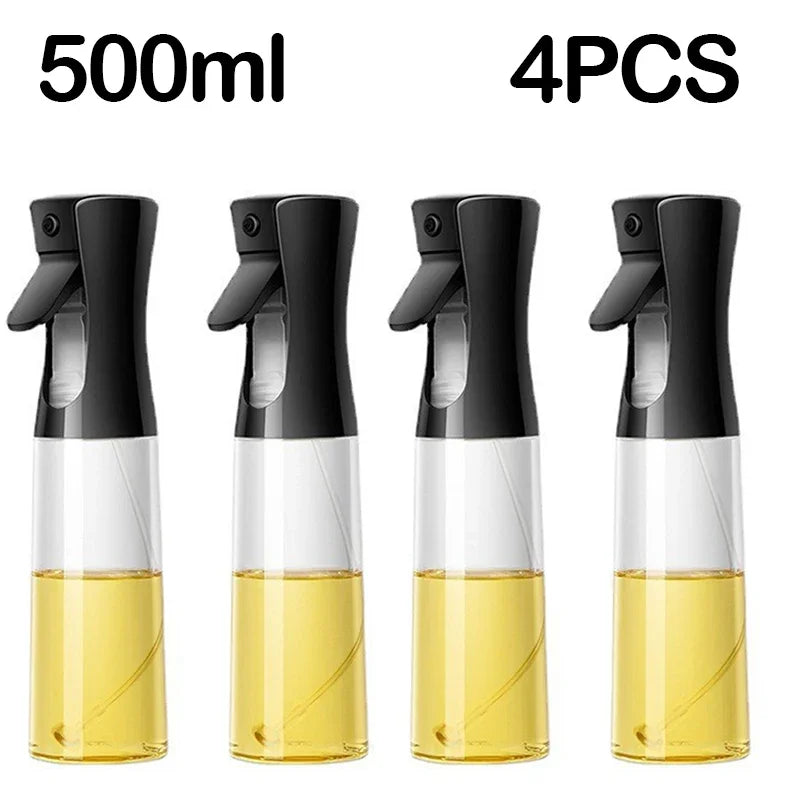 Vaporisateur d'huile 200/300/500 ml pour cuisine, ménage, comestible, huile d'olive, réservoir d'huile atomisée, vaporisateur pour friteuse à air