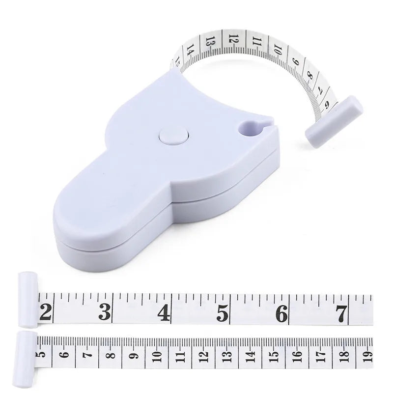 Règle de mesure auto-serrante pour le corps 150 cm/60 pouces pour couture, tailleur, couture, mesure, mètre, film pour taille, poitrine, jambes