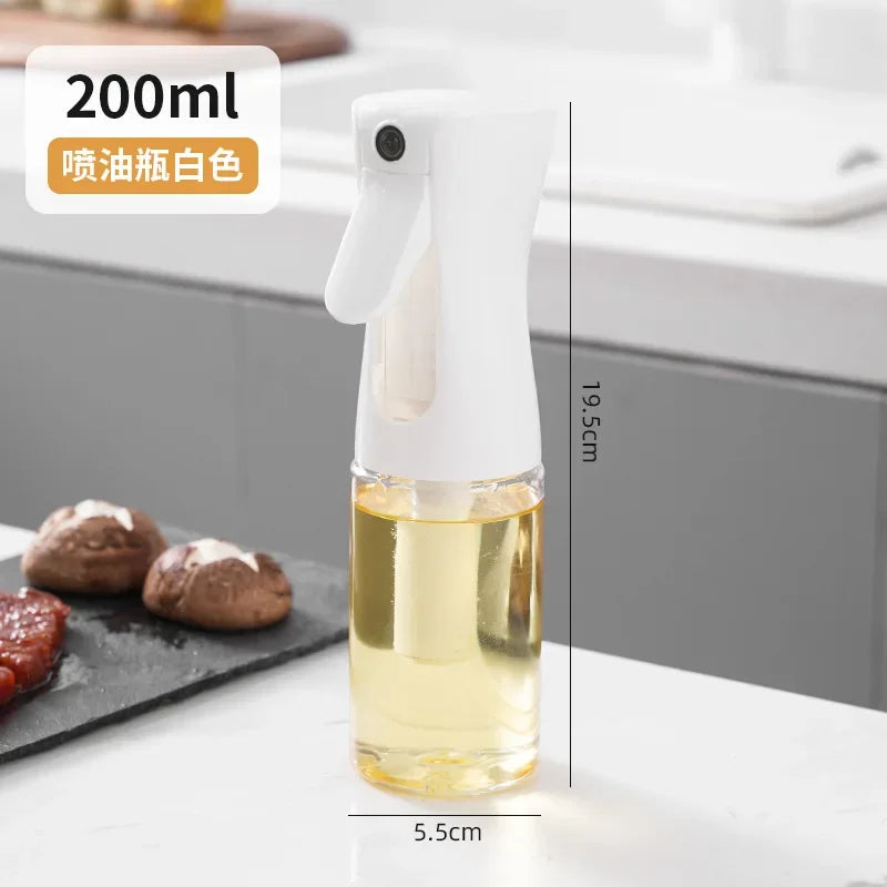 Vaporisateur d'huile 200/300/500 ml pour cuisine, ménage, comestible, huile d'olive, réservoir d'huile atomisée, vaporisateur pour friteuse à air