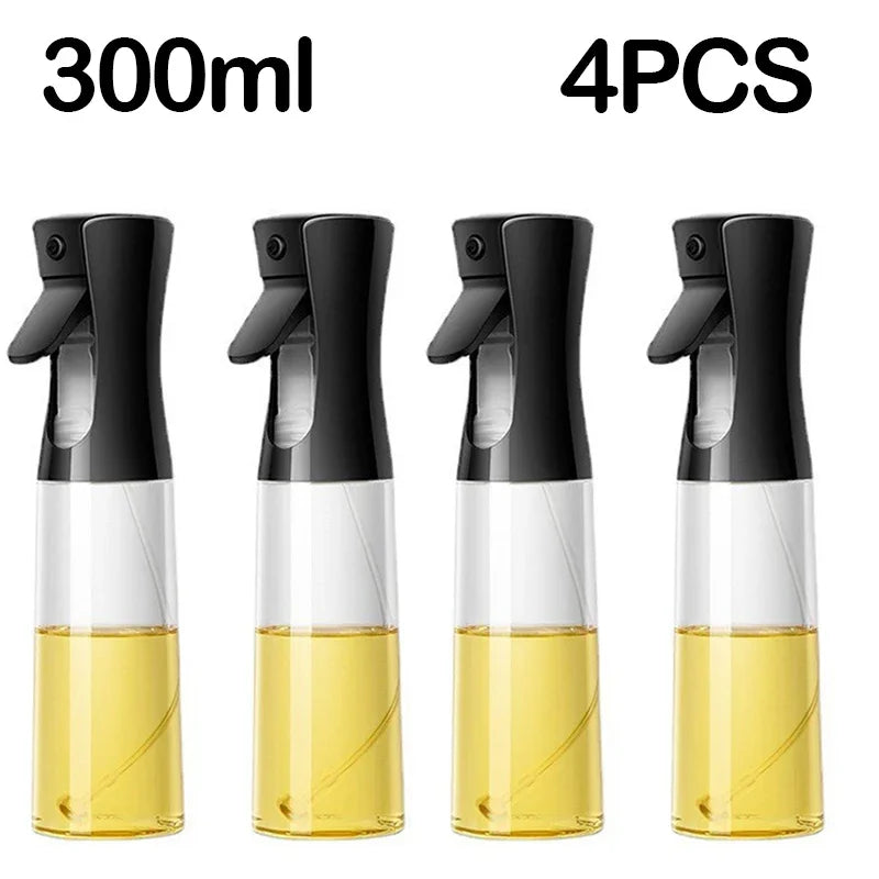 Vaporisateur d'huile 200/300/500 ml pour cuisine, ménage, comestible, huile d'olive, réservoir d'huile atomisée, vaporisateur pour friteuse à air