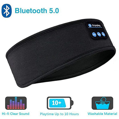 Écouteurs Bluetooth Fone, bandeau de sport, casque sans fil élastique, masque pour les yeux, casque Bluetooth sans fil, bandeau