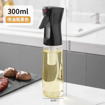 Vaporisateur d'huile 200/300/500 ml pour cuisine, ménage, comestible, huile d'olive, réservoir d'huile atomisée, vaporisateur pour friteuse à air