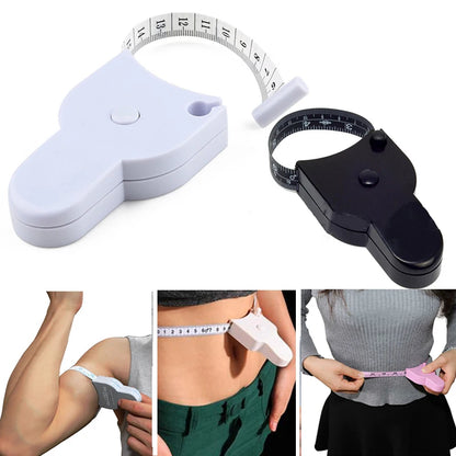 Règle de mesure auto-serrante pour le corps 150 cm/60 pouces pour couture, tailleur, couture, mesure, mètre, film pour taille, poitrine, jambes